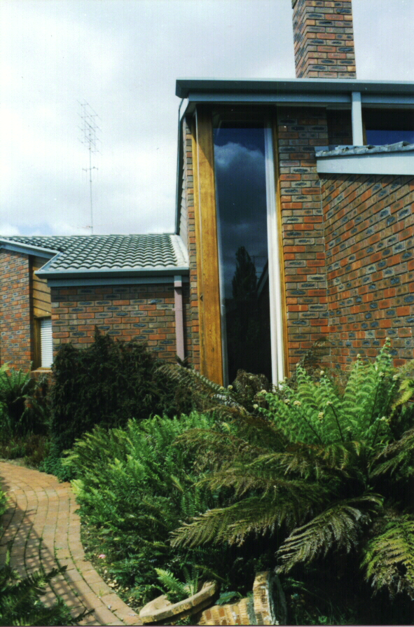 The large window at the side of our house